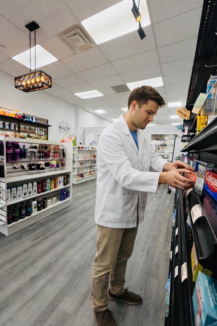 Norwich Pharmacy staff helping a patient at the counter in Norwich, CT